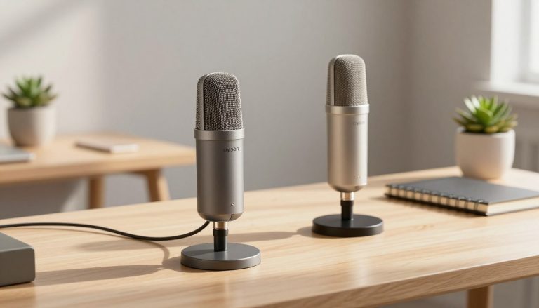 audio gear for professionals who do 5+ Zoom calls a day but want a clean desk.